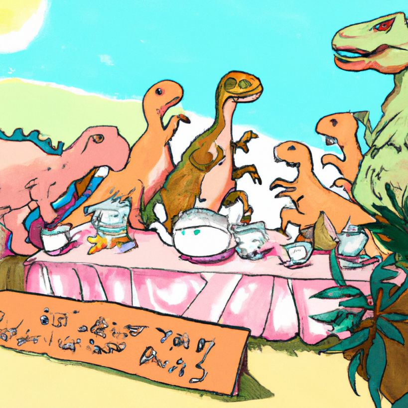 The Fascinating World of Dinosaur Tea Party