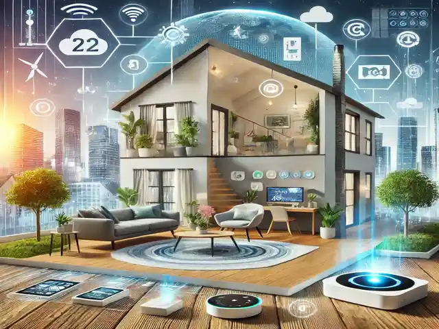 Smart Homes in South Florida - A smart home with energy-efficient features like smart thermostats and automated lighting